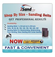 Sanding Belts for Wood,  Metal,  Floor,  Glass and Corian Sanding